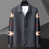 83812-特P65春季休闲时尚毛衣外套男长袖开衫轻熟风商务休闲外套，男装针织衫/毛衣，电商D310（原电商305）