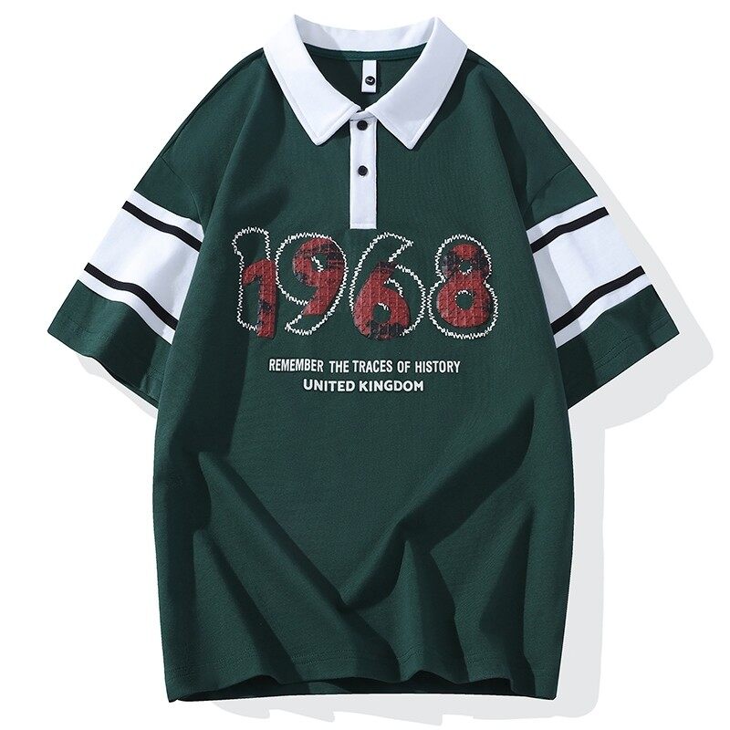 25062-特P40夏季休闲时尚T恤男短袖打底衫学生宽松翻领短袖POLO衫,男装T恤,电商D310（原电商305）
