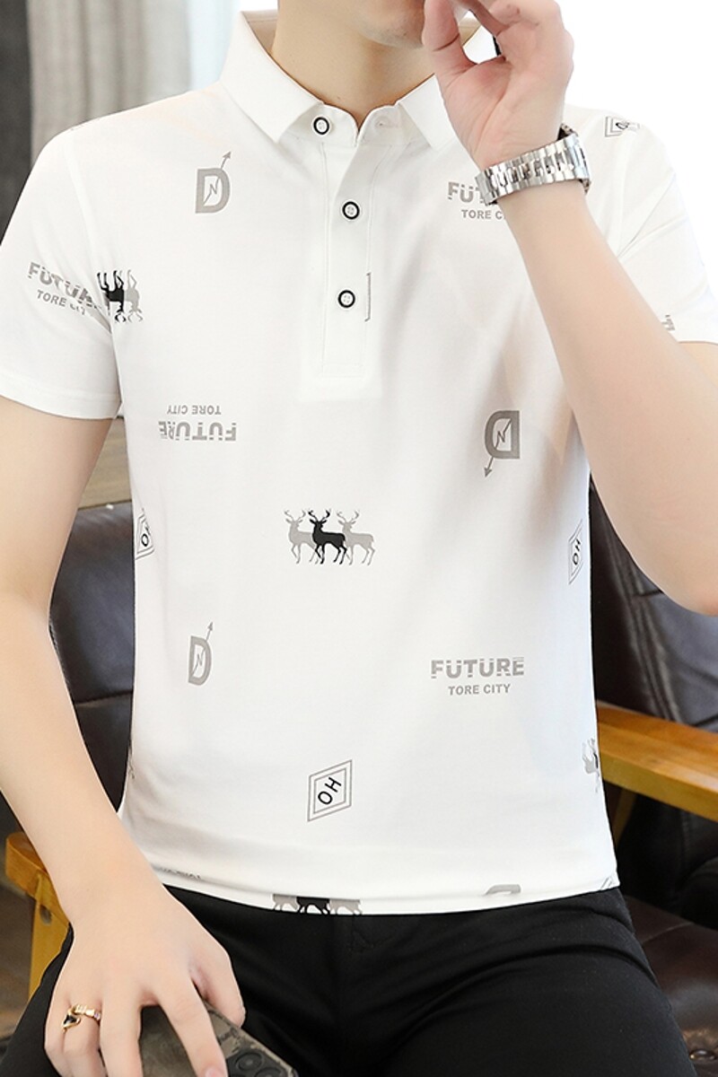 25013-P35春季休闲时尚T恤男短袖打底衫商务休闲修身短袖POLO衫,男装T恤,电商D310（原电商305）