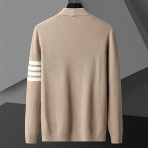 83804-P65春季休闲时尚毛衣外套男长袖开衫轻熟风商务休闲外套图片