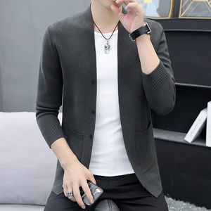 78837-P60男士针织衫外套春秋季2025新款宽松韩版潮流秋冬开衫图片