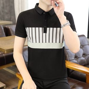 25037-特P35春季休闲时尚T恤男短袖打底衫商务休闲修身短袖POLO衫图片