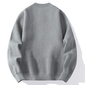 84890-特P75针织开衫男士韩系休闲纯色简约宽松毛衣外套男春秋图片