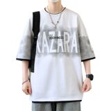 25159-特P40夏季休闲时尚T恤男短袖打底衫青少年潮牌印花T恤，男装T恤，电商D310（原电商305）