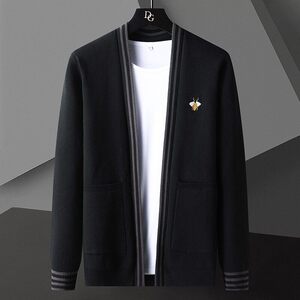78828-特P70轻熟风商务休闲外套春季休闲时尚毛衣外套男长袖开衫图片