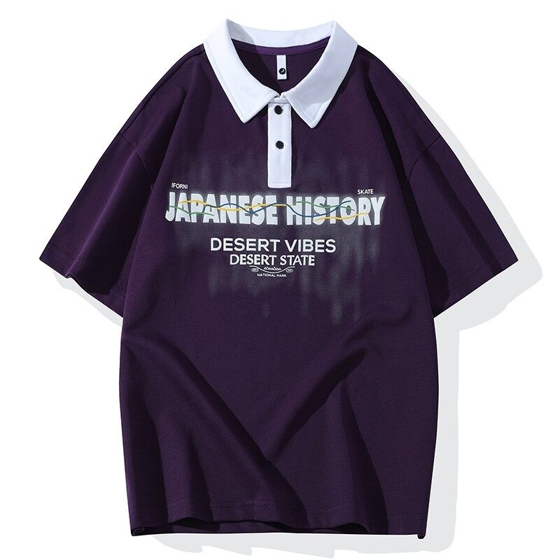 25061-特P40夏季休闲时尚T恤男短袖打底衫学生宽松翻领短袖POLO衫,男装T恤,电商D310（原电商305）