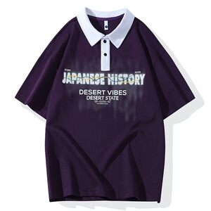 25061-特P40夏季休闲时尚T恤男短袖打底衫学生宽松翻领短袖POLO衫图片