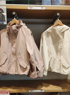 女装休闲连帽外套时尚A字夹克耐久防水 虞服WY465467 469774