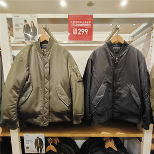 情侣款男装女装军旅式飞行员夹克休闲棉衣厚外套 虞服WY470060