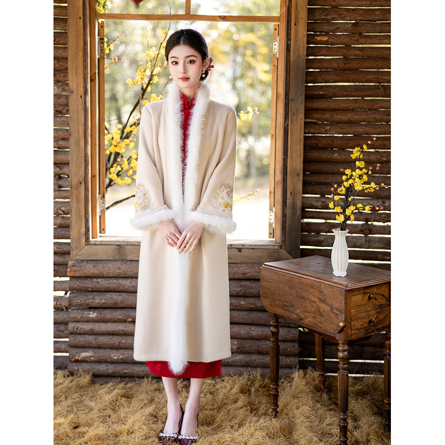 喜婆婆婚宴装外套加绒