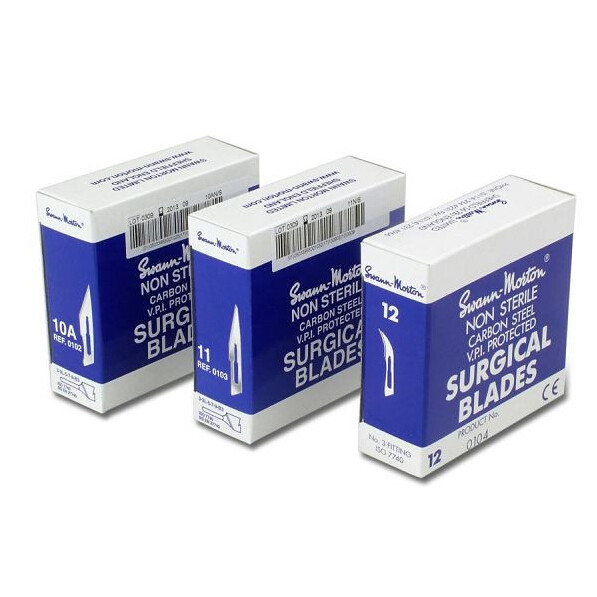 英国swann 雕刻刀片11# 12# 手工刀片 3号进口不锈钢刀柄