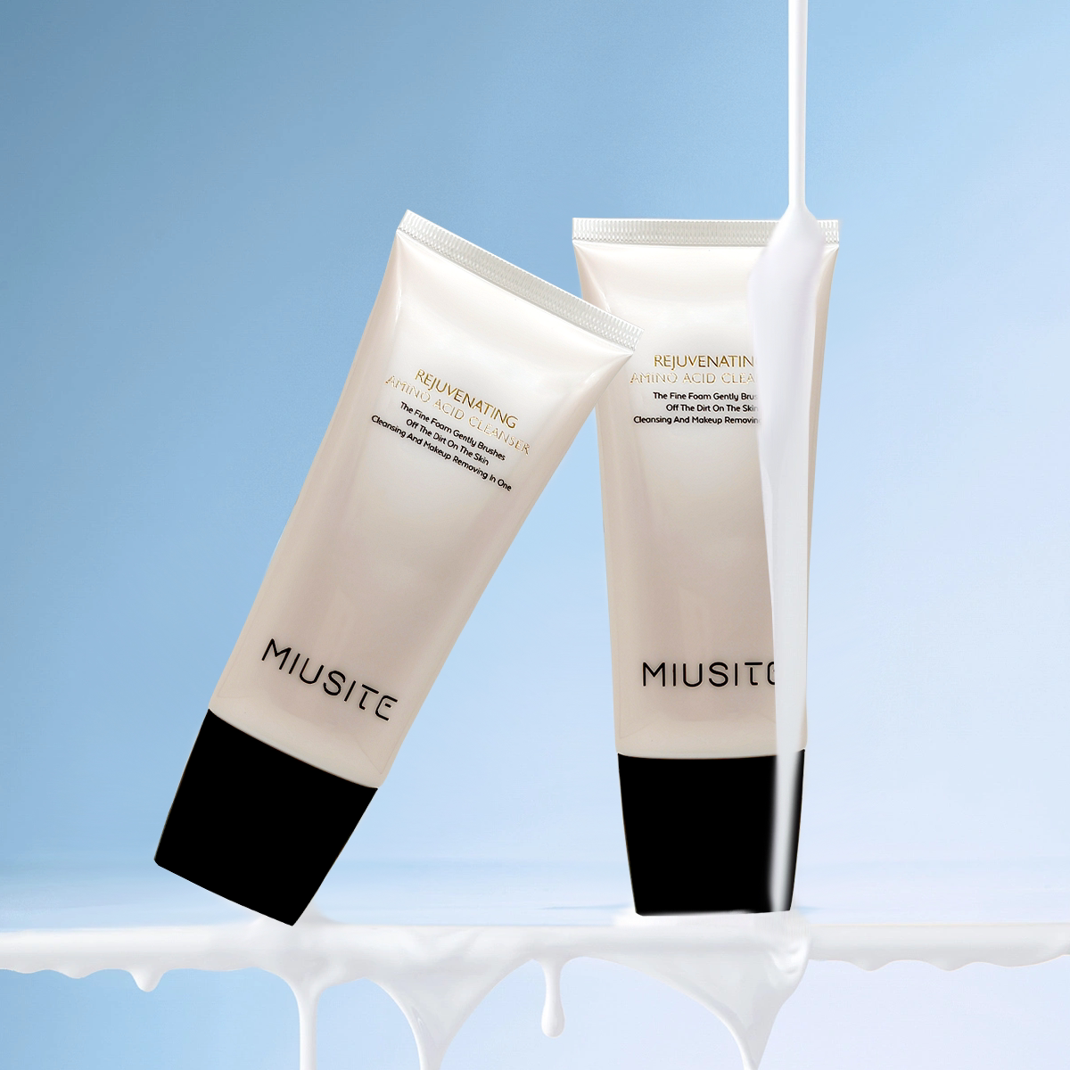 MIUSITE氨基酸洁面乳大牌同款氨基酸洁面乳温和不刺激洁净力度强图片