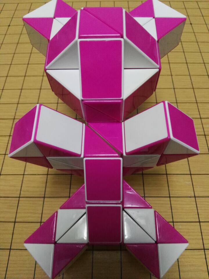 72段魔尺/魔条/魔棍/鲁比克蛇(儿童学生益智减压无味塑料玩具)