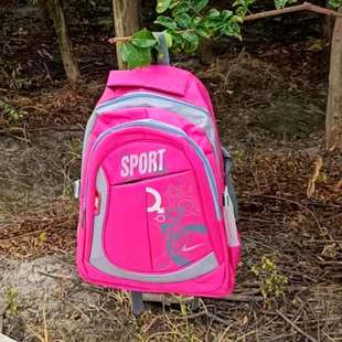 韩版男孩女孩双肩背包中小学生上学软把学习上学书包