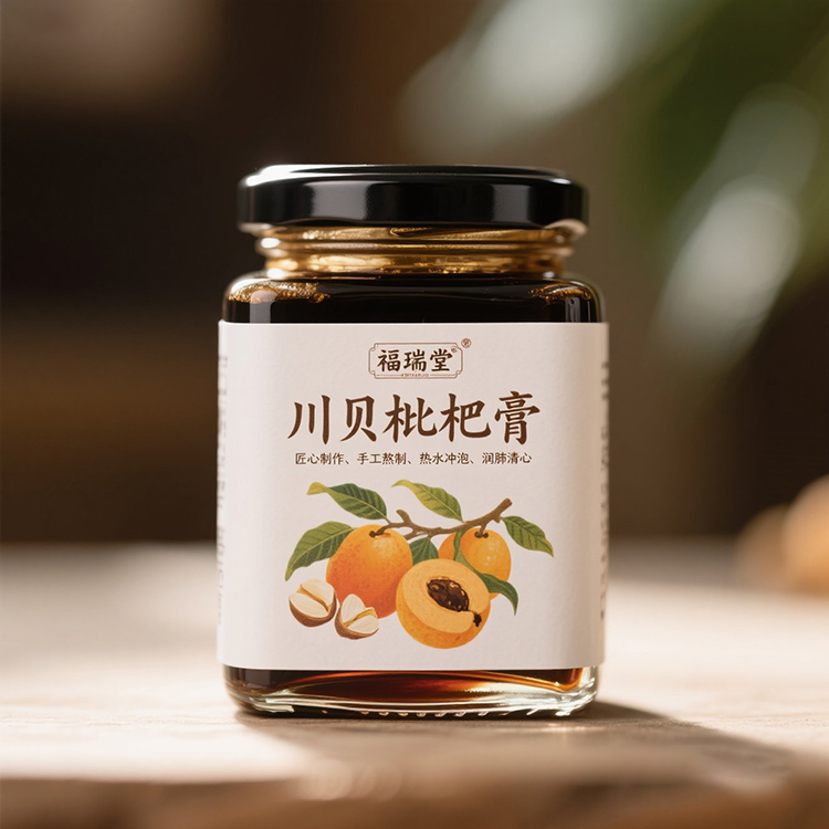 枇杷膏标签不干胶贴纸定制
