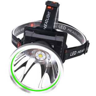 头灯强光超亮四核led户外照明夜钓鱼TypeC充锂电探照感应疝气矿灯