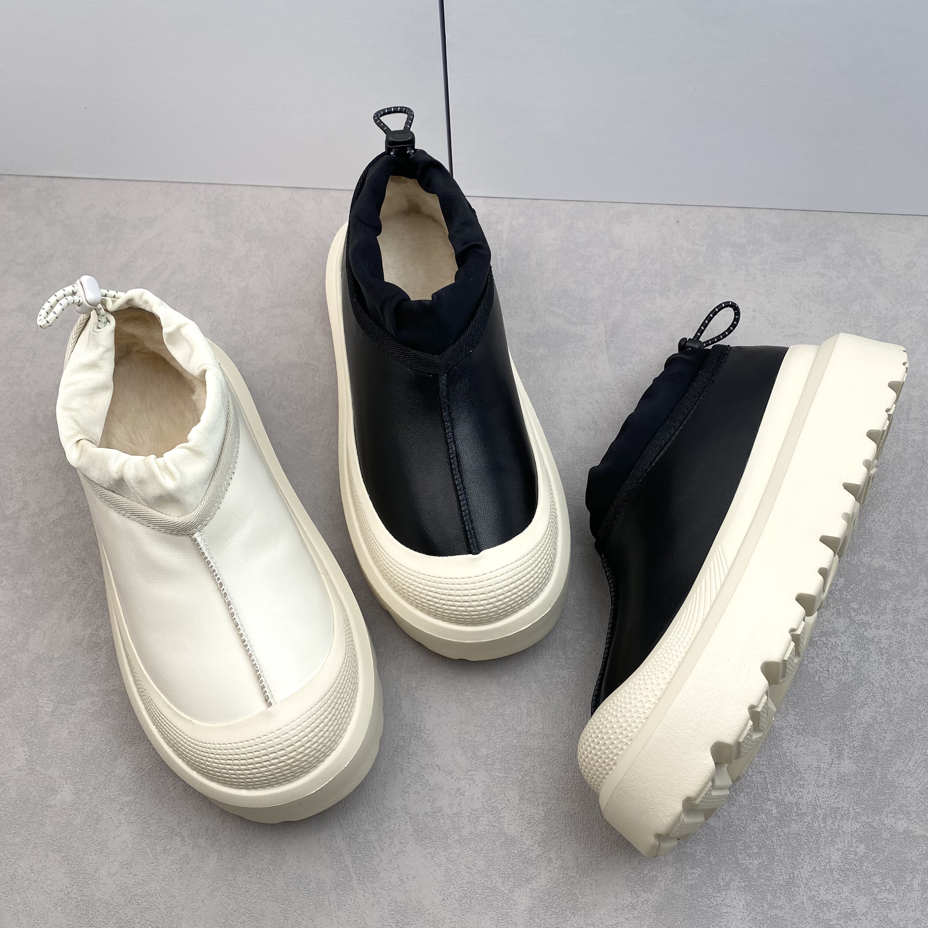 雪地靴女皮毛一体厚底轻便女鞋王一博同款冬季真皮真毛保暖大棉鞋