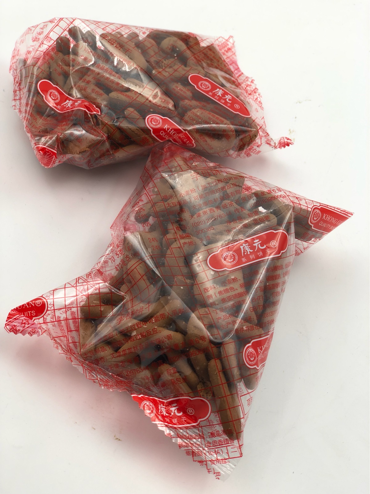 老上海康元饼干 康元字母饼干500克,每包大约60克字母童年怀旧