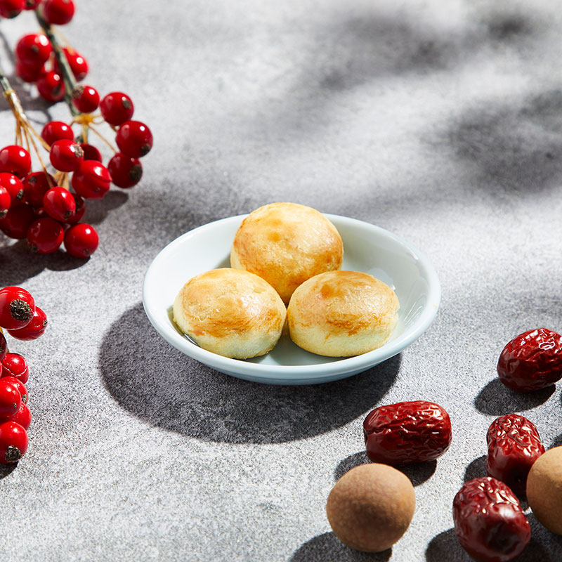 上海特产龙华素斋桂圆枣泥酥人气网红零食小吃素食江南名点蛋素