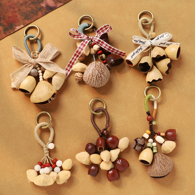 手工天然果壳包挂件礼物文艺挂饰