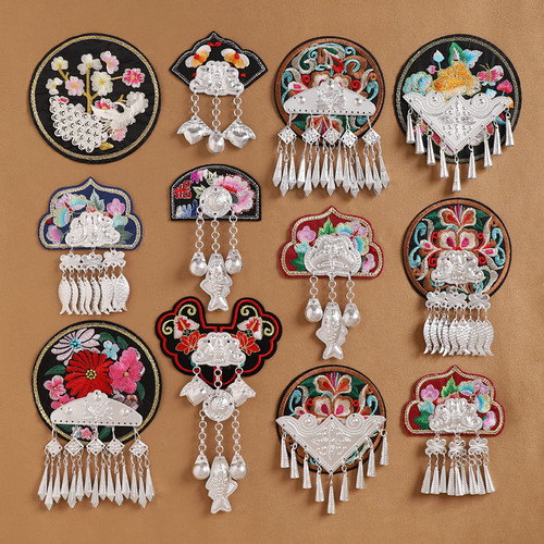 贵州苗族刺绣民族风磁吸冰箱贴