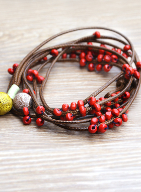 复古小清新女繁花似锦配饰手链