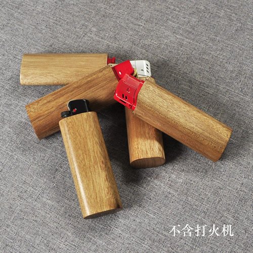 金丝楠老料整木掏空草蜢比克贵族超凡中华一次性打火机定制机壳