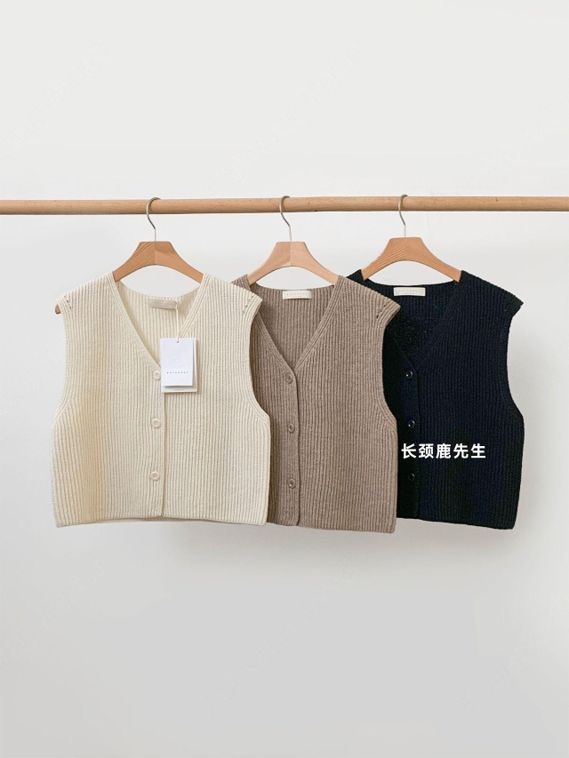 2024年春季新款韩国东大门直邮 saturday针织马甲