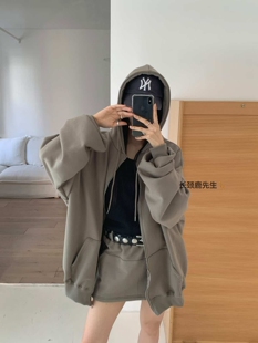 comeopen男友风卫衣套装 韩国东大门 新款 2026年春季