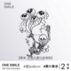 ONESMILE 骷髅水下乐园 草本果汁纹身贴防水持久可爱水母女遮盖