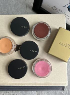 现货日本OSAJI敏感肌温和多用唇颊膏05 06 07 08眼影腮红口红5.5g