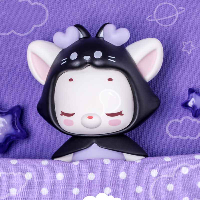 小鹿杏仁儿睡衣派对盲盒公仔圆梦二次元可爱萌睡送女生礼物摆件