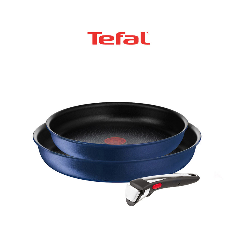 原装进口直邮法国产 Tefal特福 不粘平底煎锅叠叠锅可拆卸手把