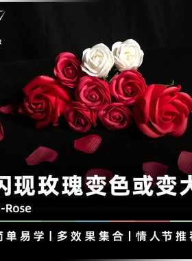 AMOR魔术 情人节推荐丨M-Rose 玫瑰幻变 闪现玫瑰变色或变大 道具