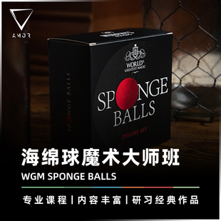 AMOR魔术 海绵球大师班丨WGM SPONGE BALLS 超软红色海绵球 道具