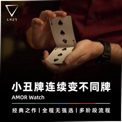AMOR魔术连续变不同牌心灵道具