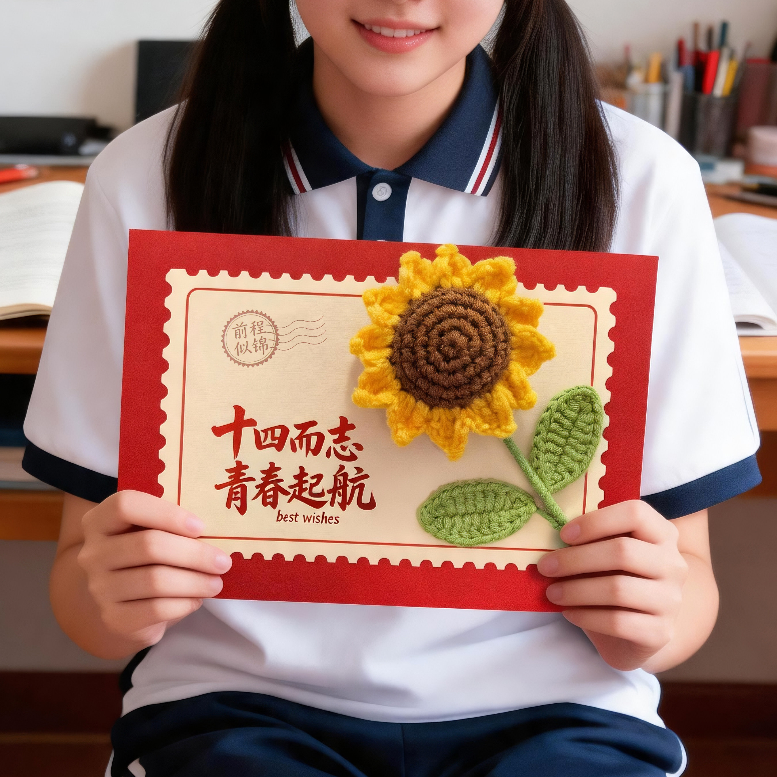 中高考贺卡信纸信封贺卡家书