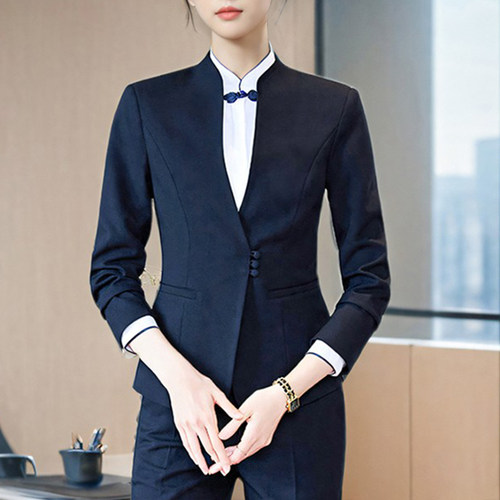 空姐制服职业西装套装女工作服高端美容院案场酒店前台售楼部工装