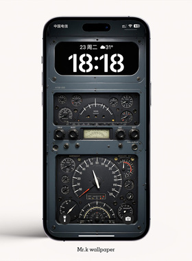 K419  复古仪表盘 iphone手机4K高清壁纸苹果手机壁纸