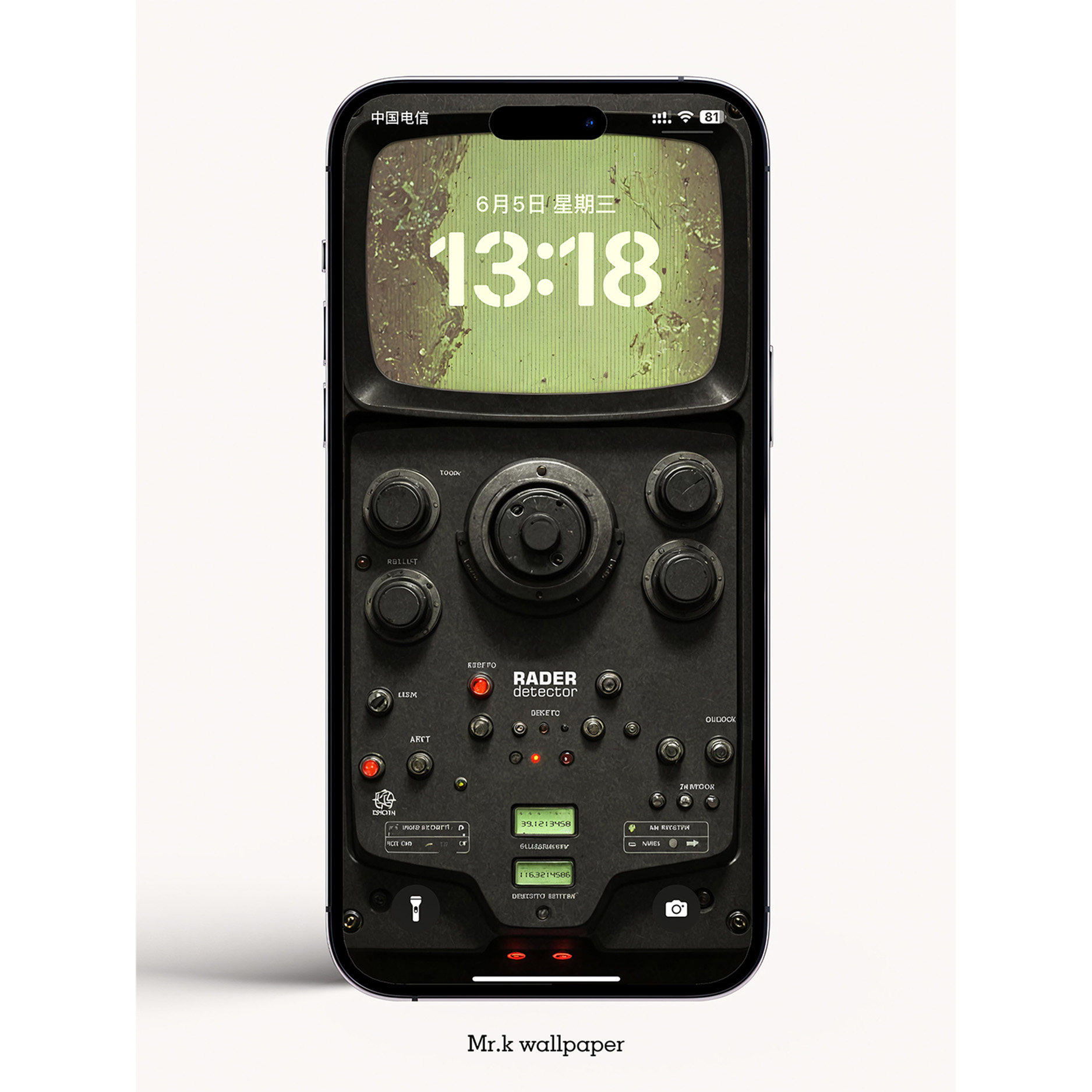 K304 /雷达扫描仪 复古播放器 iphone手机4K高清壁纸苹果手机壁纸