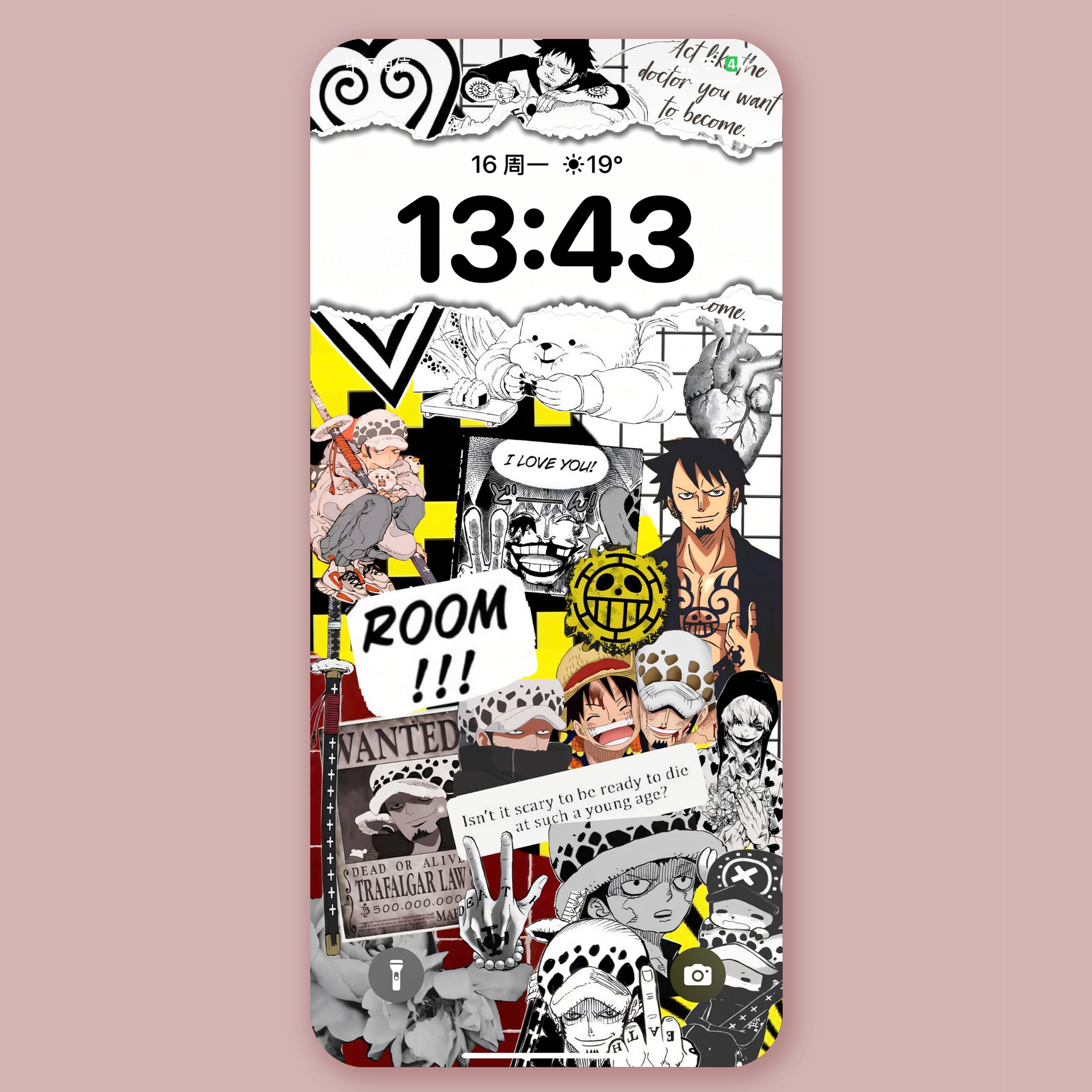 K751 海贼王手账壁纸 IPhone手机4K高清壁纸苹果手机壁纸