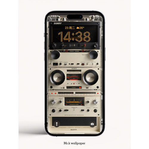 K226 / SONY索尼 复古播放器 iphone手机4K高清壁纸苹果手机壁纸