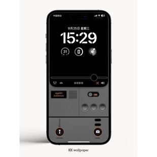K518 4K高清手机iPhone壁纸 极简设计播放器