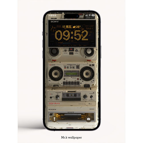 K251 / SONY索尼 复古播放器 iphone手机4K高清壁纸苹果手机壁纸