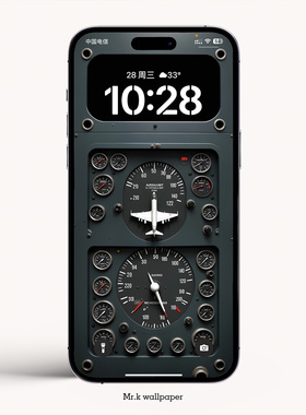 K466  复古仪表盘 iphone手机4K高清壁纸苹果手机壁纸