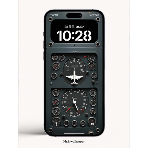 K466  复古仪表盘 iphone手机4K高清壁纸苹果手机壁纸