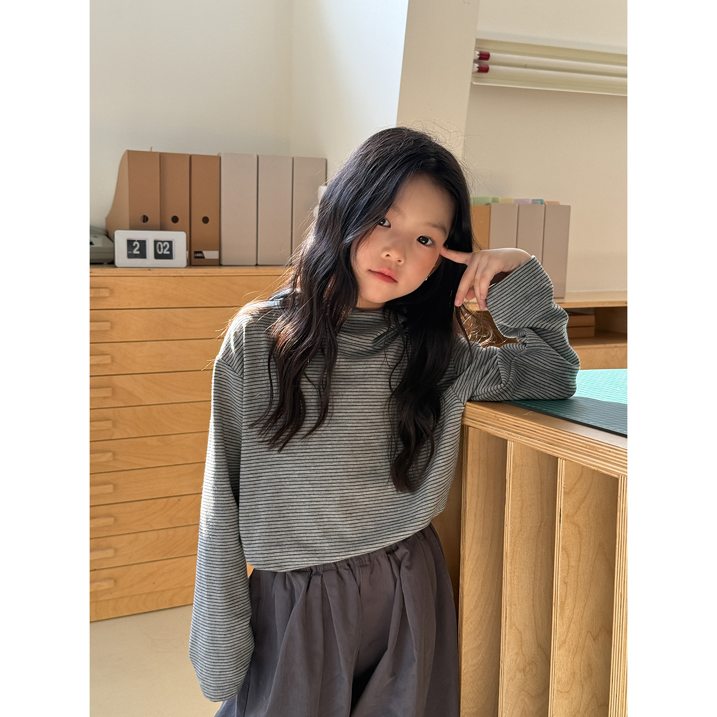 2025秋季新款女童韩版宽松T恤