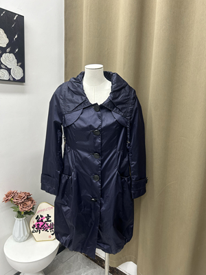 2025春秋新款女装时尚百搭中长款风衣外套女宽松显瘦气质款