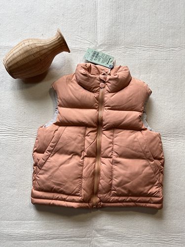 卡拉美新款马甲多色加厚内外穿小中大男女童100-150码90白鸭绒