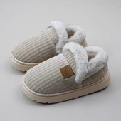 室内情侣居家保暖加厚毛绒厚底防滑老人棉鞋 流氓兔棉拖鞋 女冬季 男